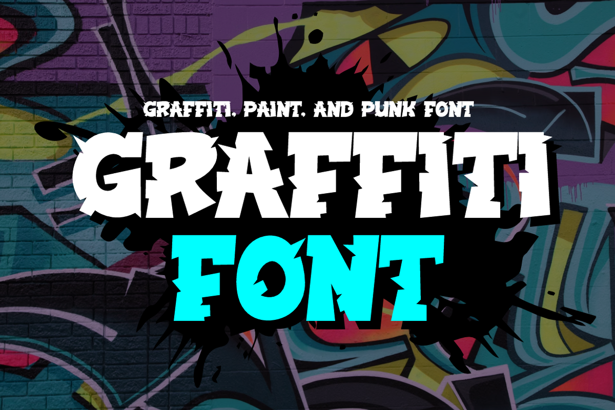 Graff Kotren - Paint & Graffiti Font, a Serif Font by QR Design Studio (Photo 2 of 7)