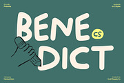 CS Benedict – Messy Handwriting Font, a Handwritten Font by Craft Supply Co. (Thumbnail 1 of 8)