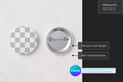 Button Pin Canva Mockup Bundle, a Merchandise Mockup by PrintStarXS (Thumbnail 5 of 7)