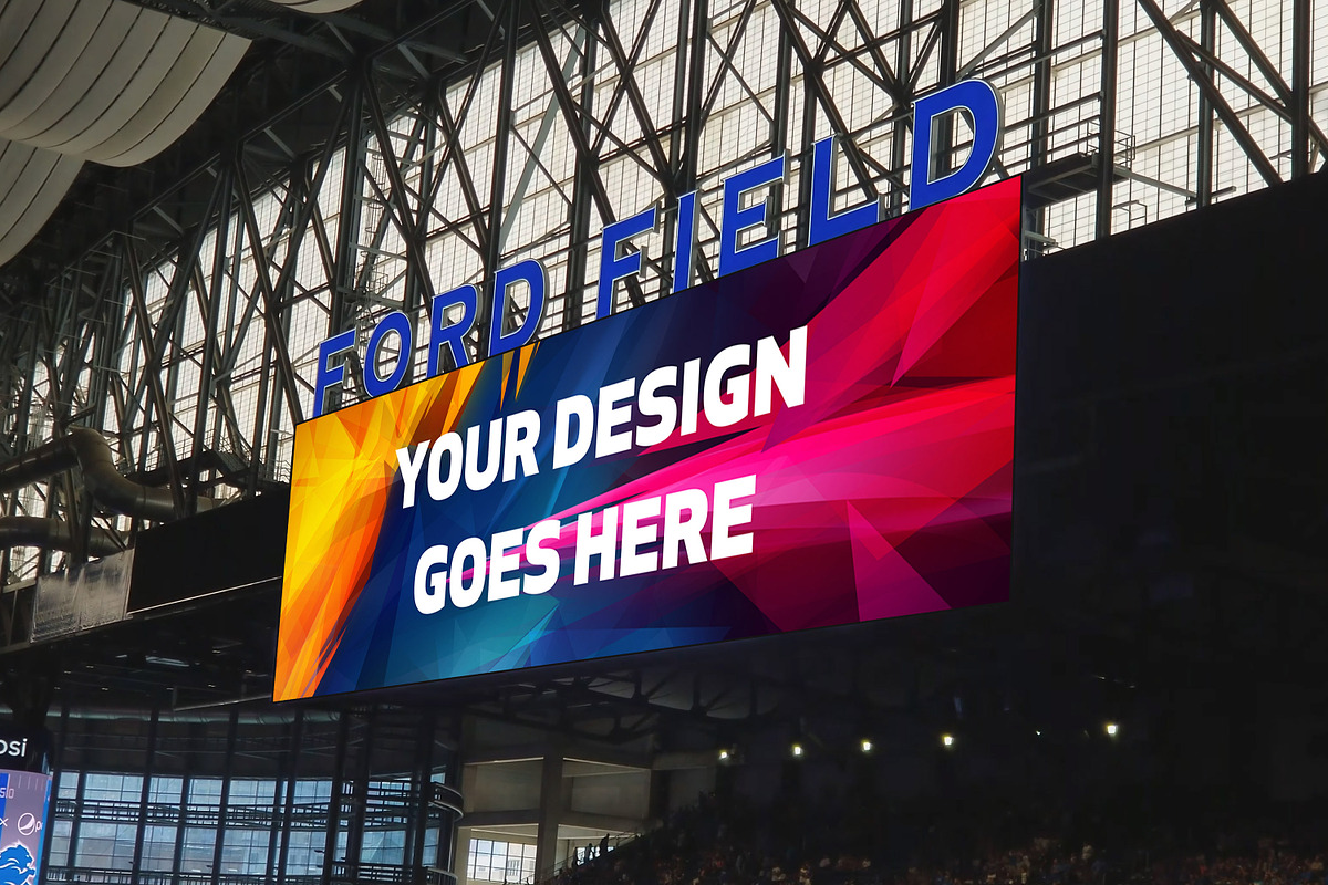 24 PSD NFL Stadium Mockup #1, a Mockup by Laura (Photo 5 of 25)
