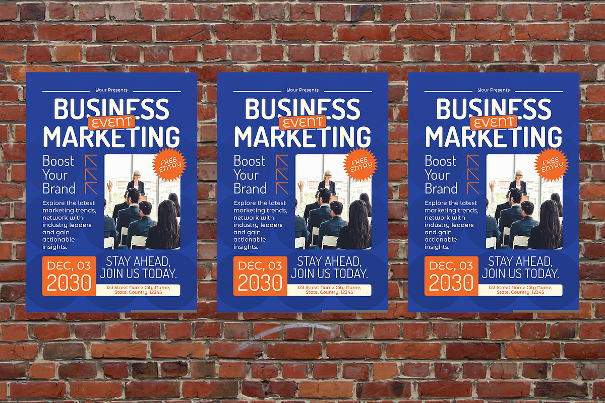 Business Marketing Flyer Set, a Flyer Template by Aiyari Graphic (Photo 3 of 3)