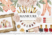 Manicure & Pedicure Collection, an Object Illustration by CrystalinaShop (Thumbnail 1 of 12)