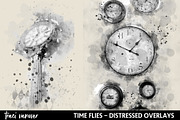 Clocks & Watches Distressed Overlays, an Illustration by ephemoire (Thumbnail 4 of 9)