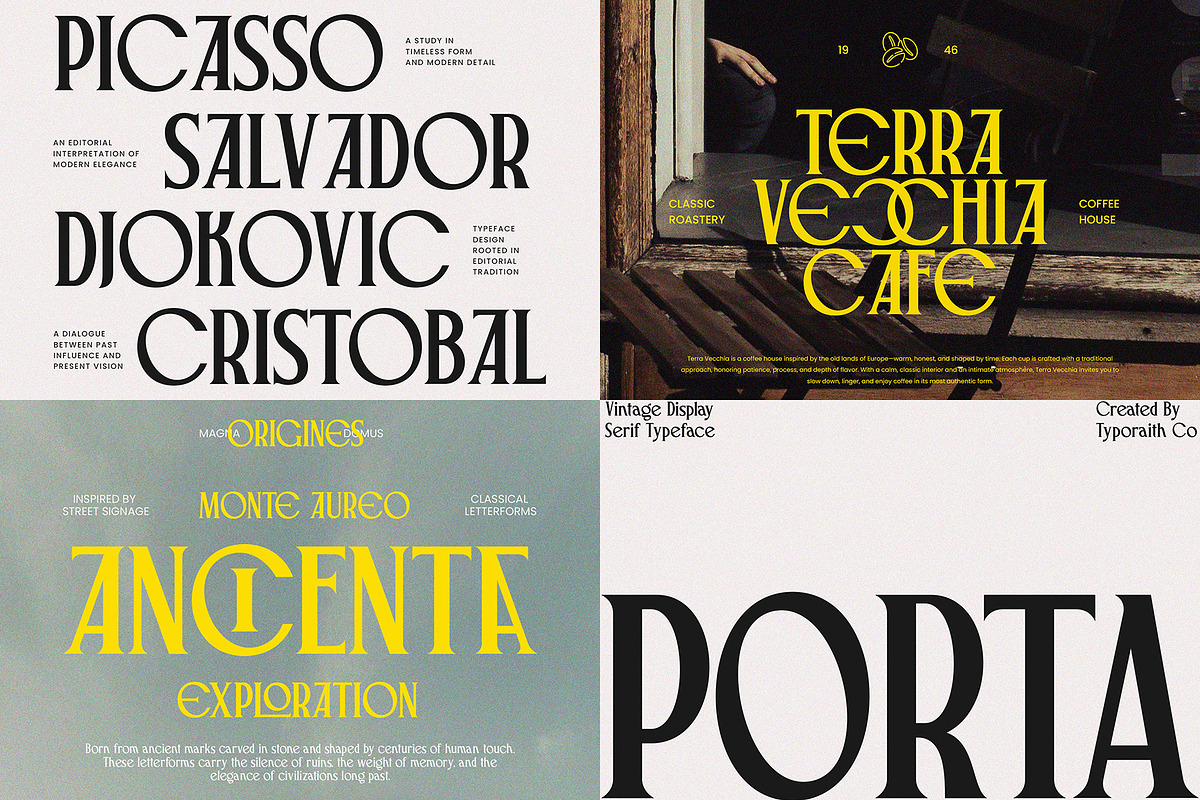 Font Bundle Collection, a Serif Font by Typoraith Co (Photo 4 of 10)