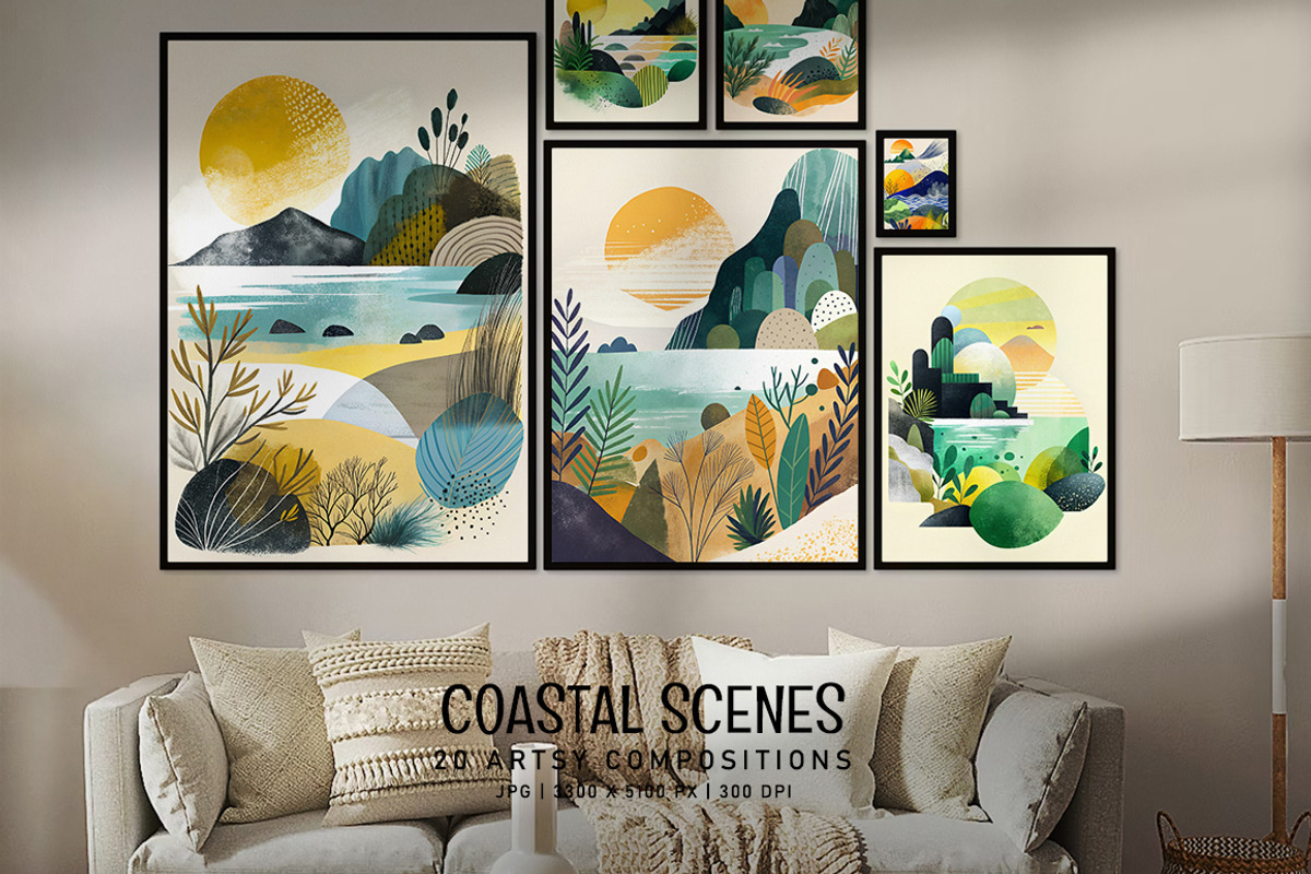 Coastal Scenes, a Decorative Illustration by Digital Art Creations (Photo 8 of 8)