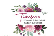 Large Set Blush & Burgundy Florals, an Illustration by Graphic Blue Bird (Thumbnail 3 of 11)