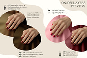 Manicure Nail Paint Hand Mockup, an Advertising Mockup by Northern Kraft (Thumbnail 3 of 4)