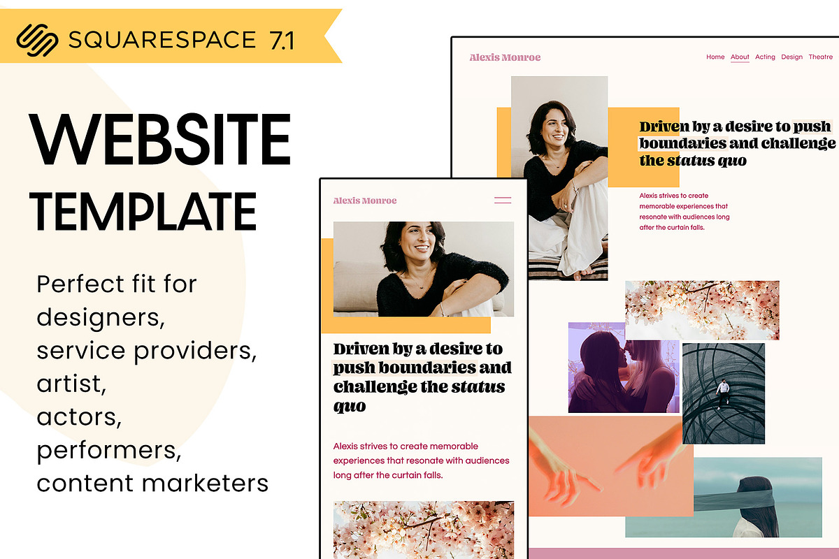 Artist Squarespace 7.1 Template, a Squarespace Template by PATCHPO (Photo 3 of 10)