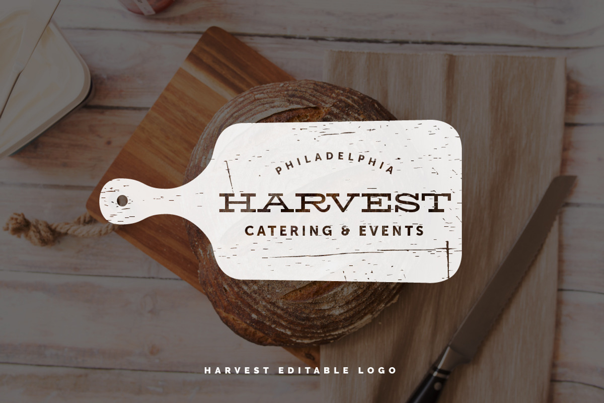 Harvest Cutting Board Logo, a Branding & Logo Template by stacehill (Photo 1 of 4)