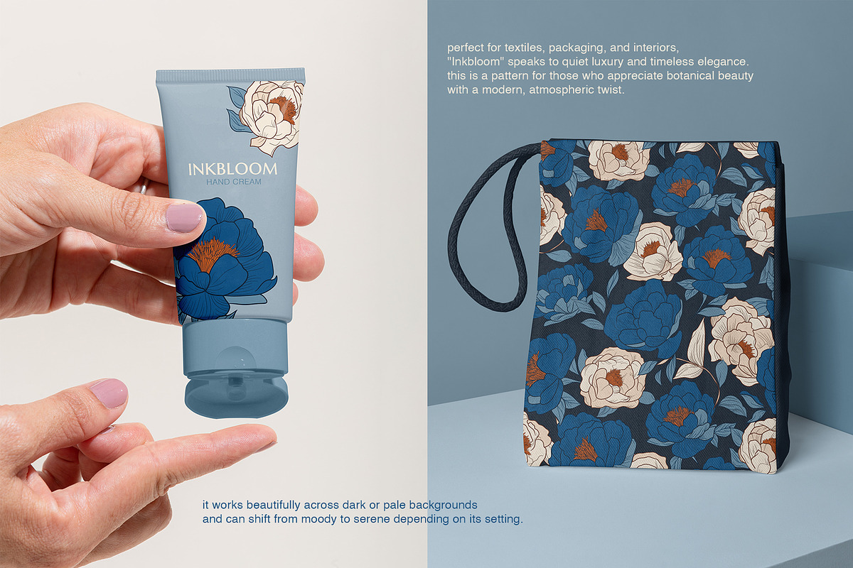 Inkbloom Moody Floral Pattern, a Pattern Graphic by Mariia Kovalchuk (Photo 8 of 12)