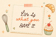 Golden Crumbs Handwriting Font Duo, a Handwritten Font by Littlehand (Thumbnail 3 of 9)