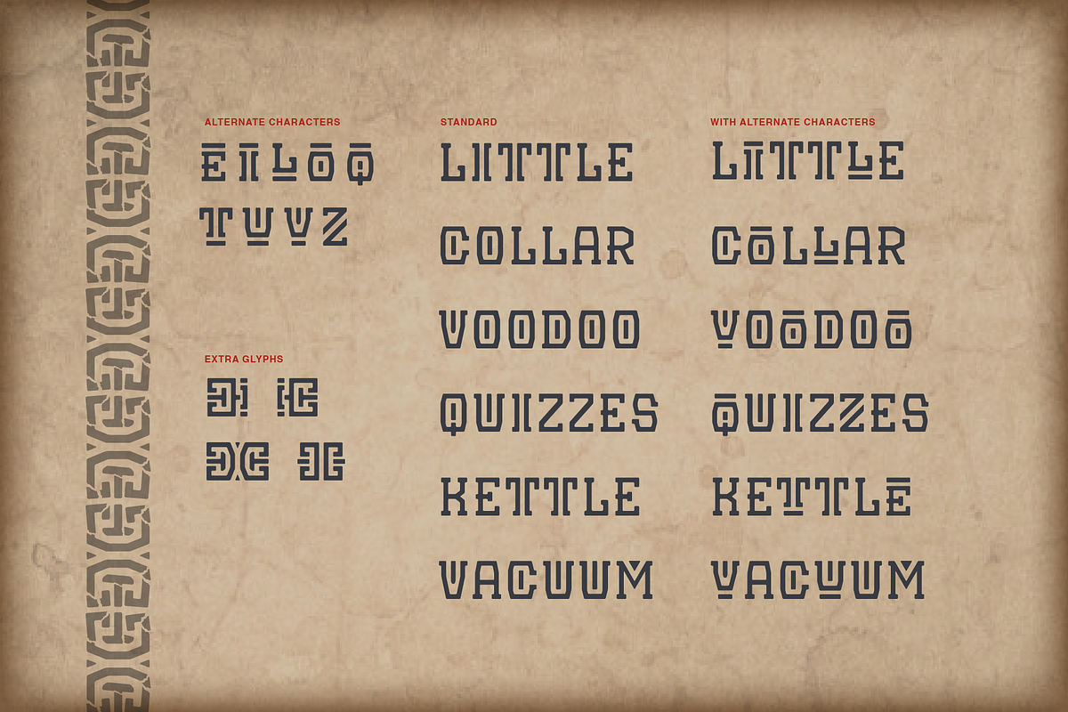 Ruins, a Slab Serif Font by Foundry73 (Photo 5 of 6)