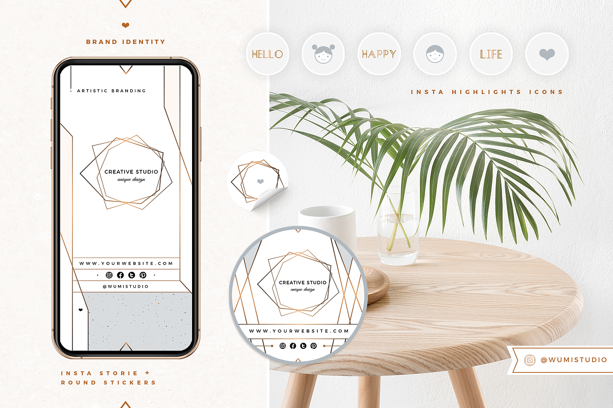 Mini Branding- Artistic Designs, a Branding & Logo Template by Wumi Studio (Photo 8 of 13)