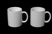 Coffee and Tea Ceramic Mug Base Mesh, a Furniture 3D Model by VK Studio (Thumbnail 1 of 16)