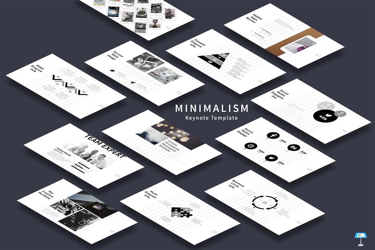 Minimalism Keynote Template, a Presentation Template by ZAAS (Photo 1 of 11)