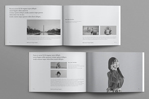 Book Title Layout Design Landscape