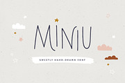 Miniu | Sweetly Hand-Drawn Font, a Script Font by Point and Poem (Thumbnail 1 of 8)