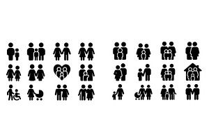 Diverse symbols representing various, a Person Illustration by ZinetroN