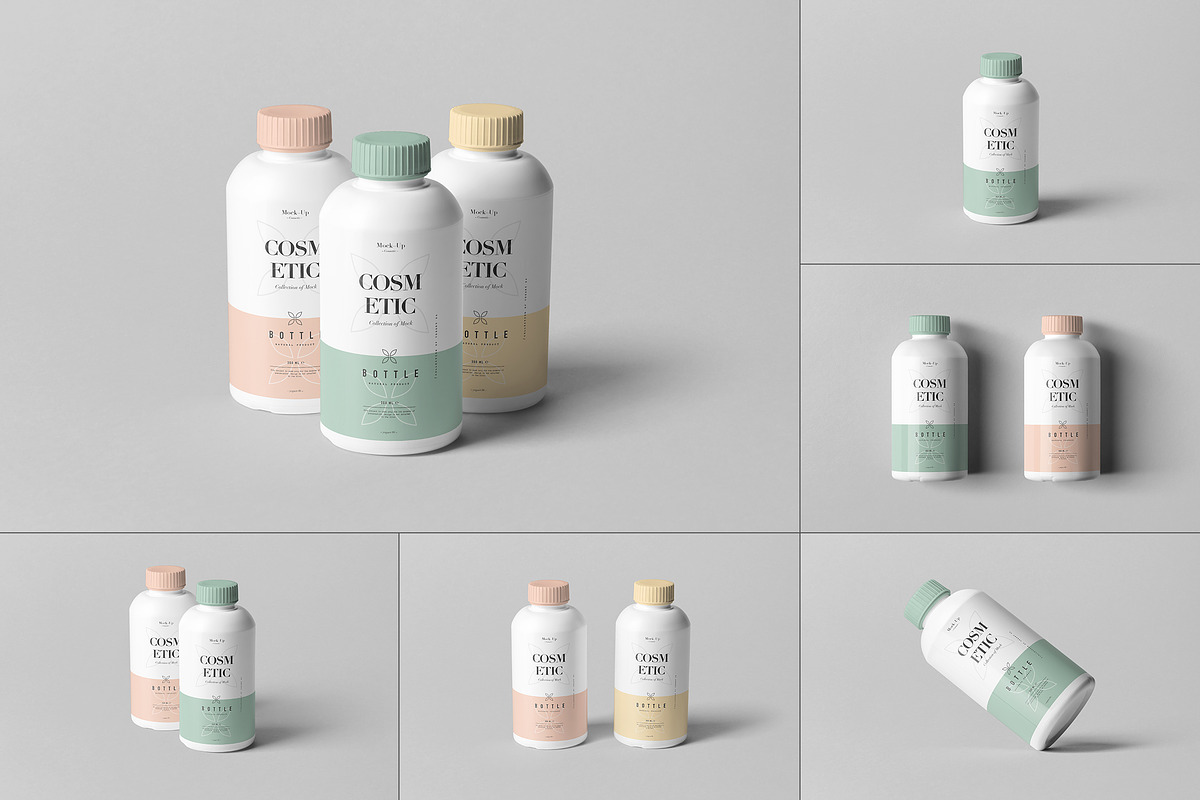 Cosmetic Bottle Mock-up 4, a Packaging Mockup by Yogurt86 (Photo 1 of 13)