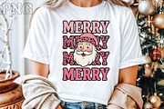 Retro Pink Merry Christmas PNG, an Illustration by Libby Wishes (Thumbnail 3 of 4)
