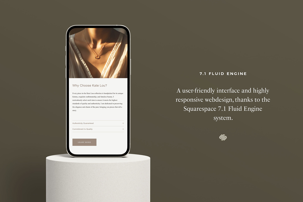 Kate Squarespace 7.1 Website Theme, a Squarespace Template by Ruben Stom (Photo 2 of 12)