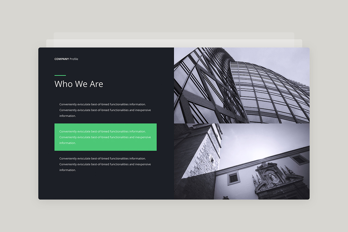 Company Profile Business Template, a Presentation Template by UDEA Store (Photo 3 of 12)