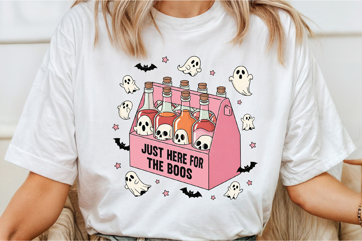 Pink Halloween PNG, an Illustration by DreamCafeArt (Photo 2 of 7)