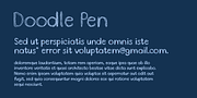 DoodlePen, a Font by Letters & Numbers (Thumbnail 4 of 4)