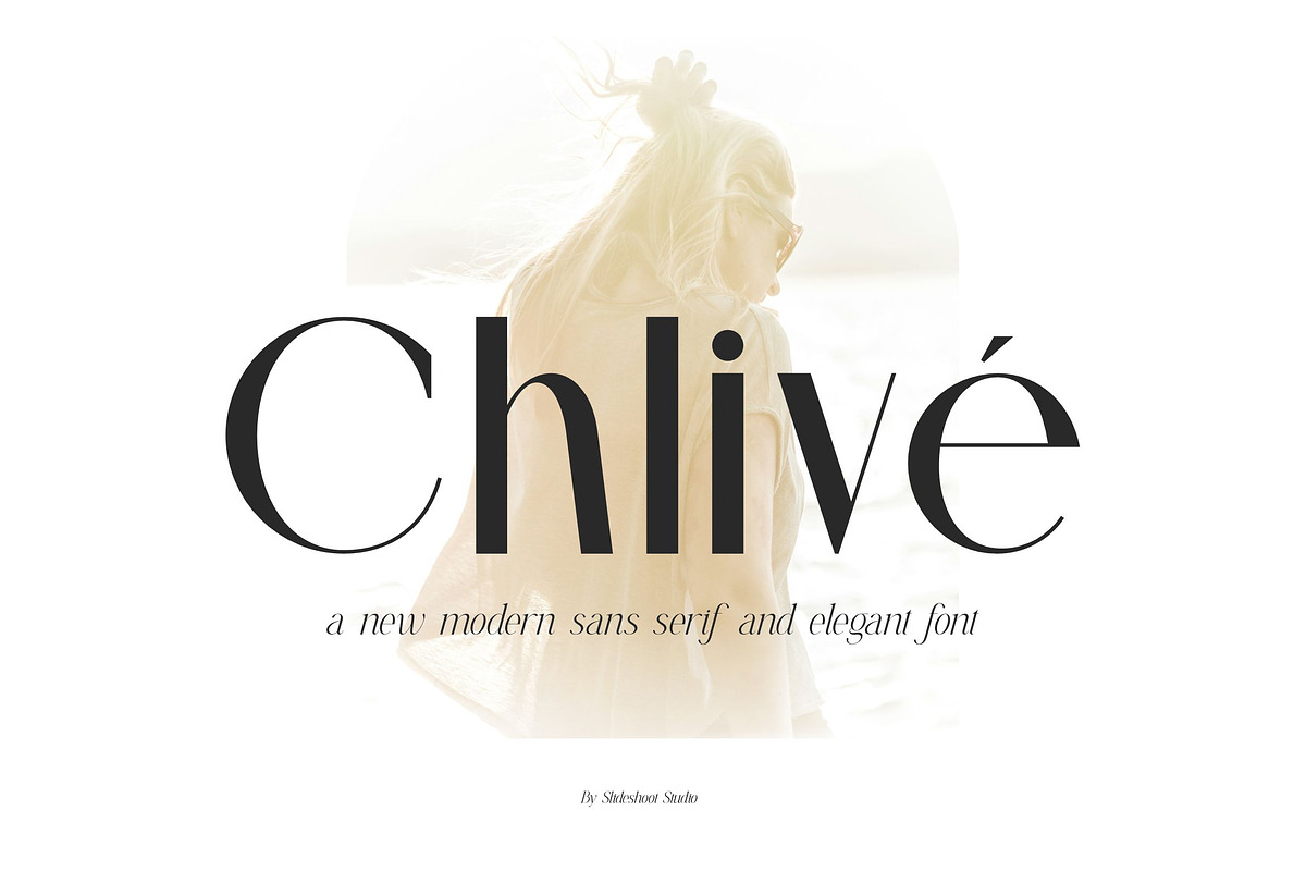 Chlive || Modern Sans Serif Font, a Sans Serif Font by Idea Studio (Photo 1 of 10)