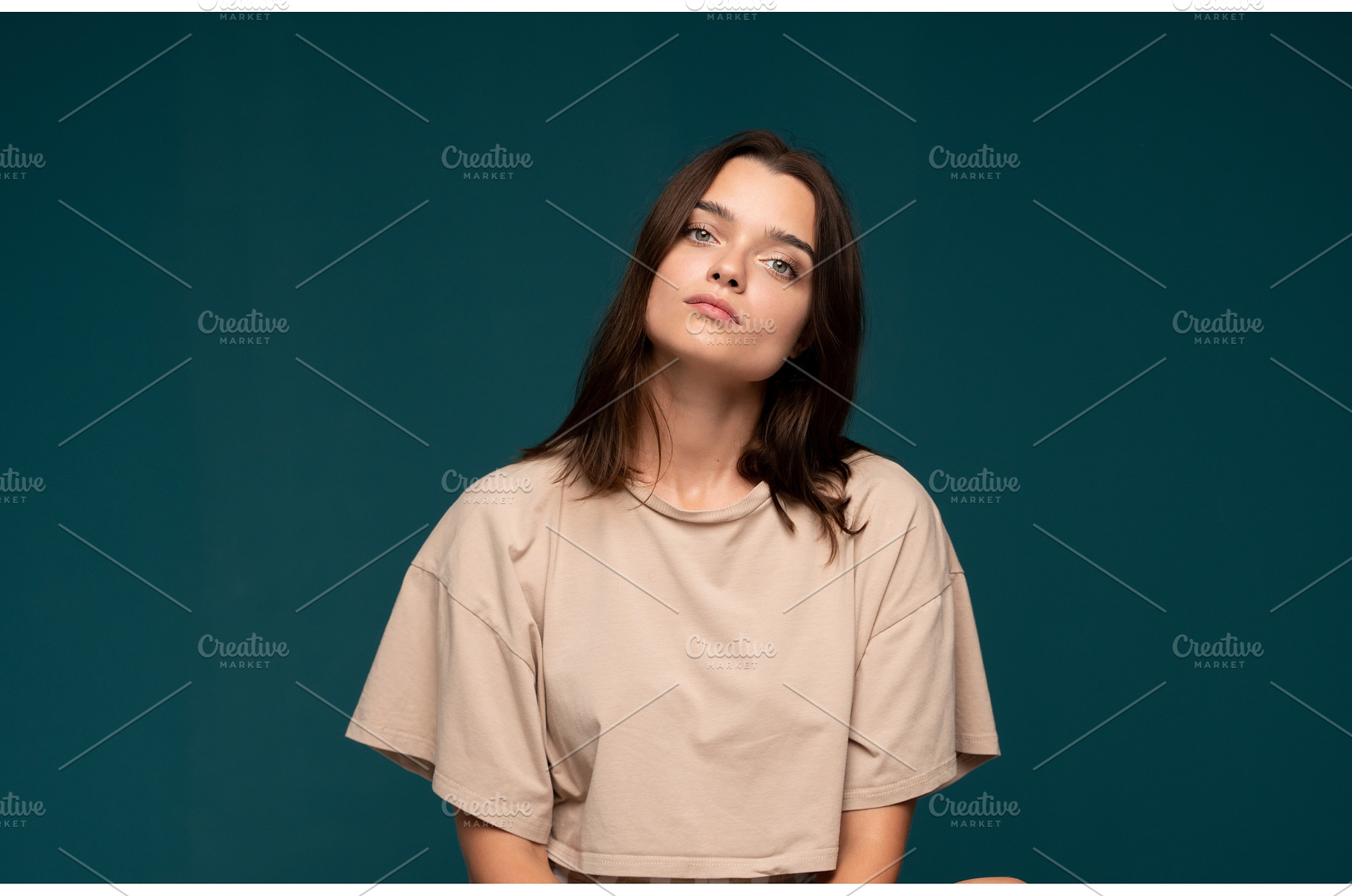 Young woman with natural beauty, a Person Photo by volodymyrshtun13795