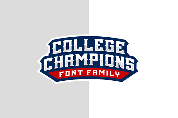 COLLEGE CHAMPIONS FONT FAMILY preview 8