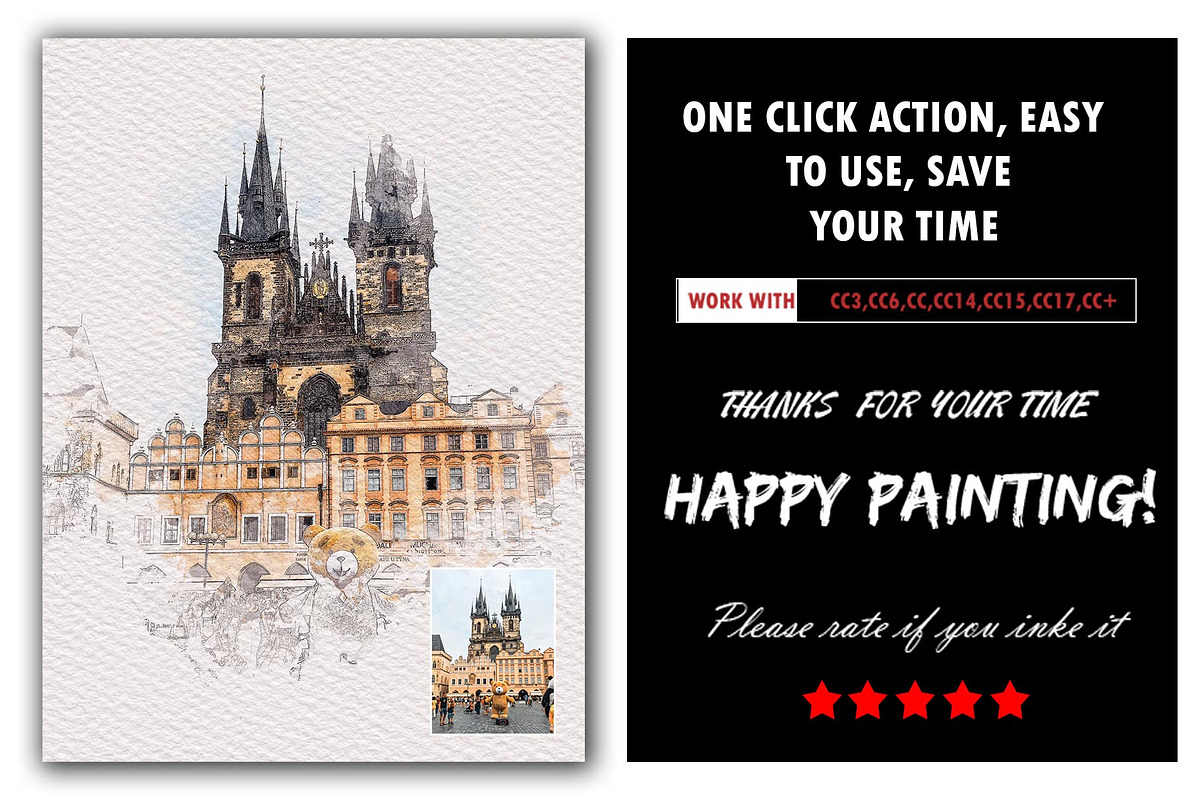 Splash Art Photoshop Actions, an Action Add-On by Jacpot007 (Photo 3 of 9)