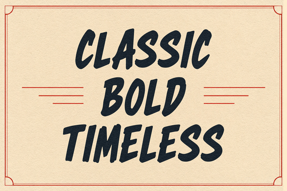 Gasto Fadena Bold Vintage Retro Font, a Handwritten Font by Maulana Creative (Photo 2 of 7)