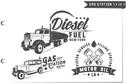 17 in 1 Set of Gas Station, a Transportation Illustration by Hadanello88 (Thumbnail 4 of 4)