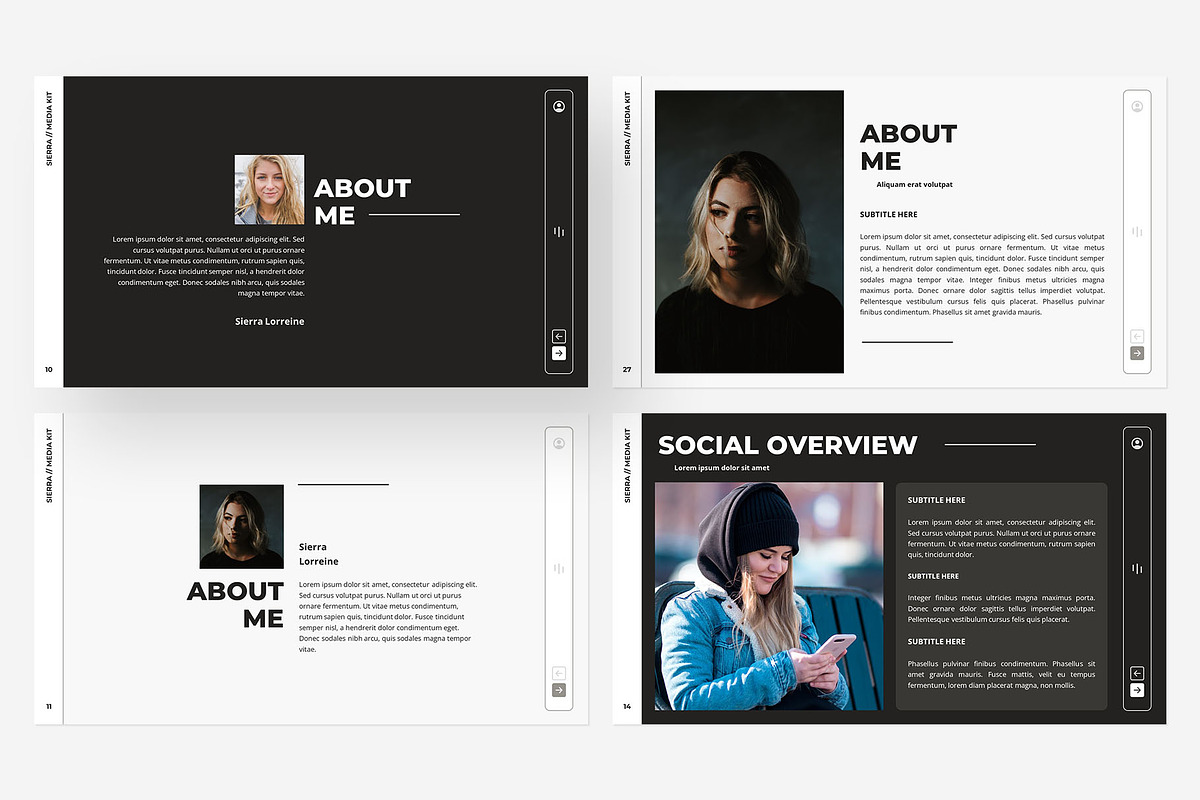 Media Kit Keynote Template, a Presentation Template by Gaize (Photo 4 of 10)