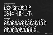 Vergaoh | All Caps Blackletter Font, a Blackletter Font by Denustudios (Thumbnail 11 of 12)