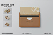 Leather Card Holder Mockup, an Advertising Mockup by zpackcreative (Thumbnail 1 of 5)