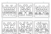 Bunny Friends Easter Coloring Book, a Seasonal Illustration by Ink Gallery (Thumbnail 8 of 8)