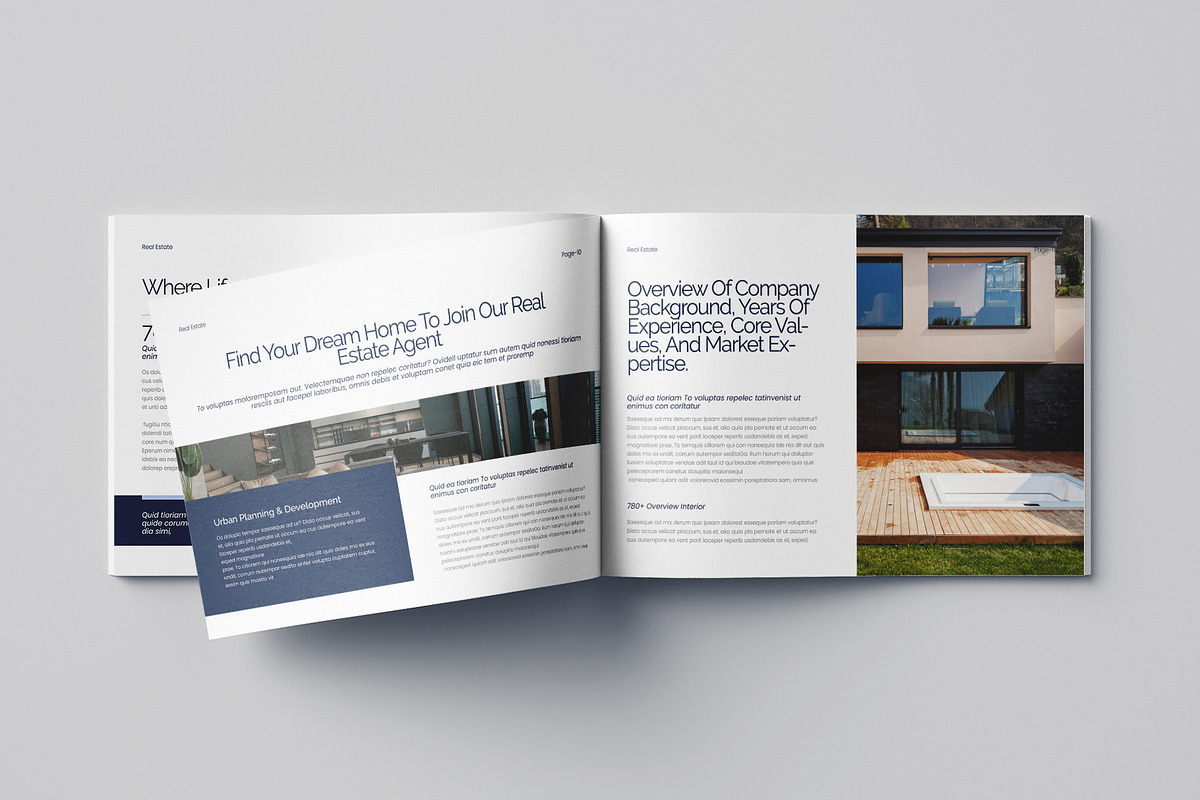 Real Estate Landscape Brochure, a Brochure Template by Pixelpick (Photo 6 of 9)
