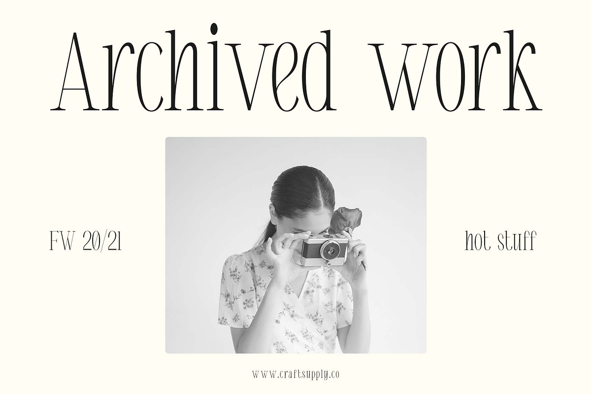 Classic Retro Font Bundle - 80% OFF, a Serif Font by Craft Supply Co. (Photo 2 of 22)
