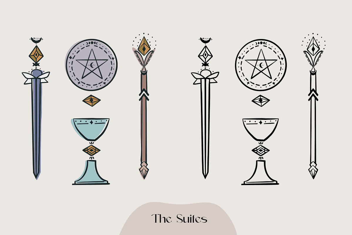 Tarot Deck, Yoga & Mindfulness, an Illustration by Camara Design (Photo 4 of 11)