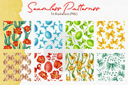 Watercolor Happy Easter Clipart, a Seasonal Illustration by Andre_Eva (Thumbnail 9 of 12)