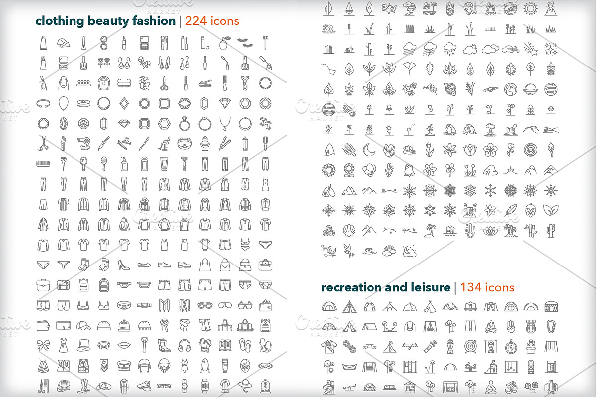 Full shop outline icon bundle, an Outline Icon by Picture Window (Photo 8 of 10)