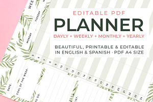 Editable Pdf Planner