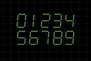 Terminal Vision - LED Typeface, a Sans Serif Font by HipFonts (Thumbnail 4 of 8)