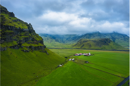 Aerial view of icelandic south coast, an Architecture Photo by Igor Tichonow