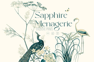 Botanical Floral Patterns & Motifs