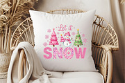 Let It Snow Clipart Christmas PNG, an Illustration by DreamCafeArt (Thumbnail 6 of 6)