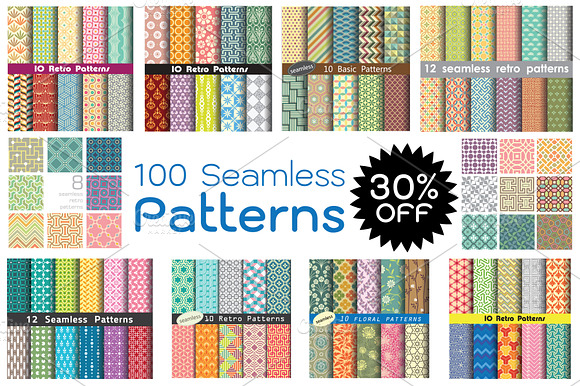 100 Selected Seamless Patterns
