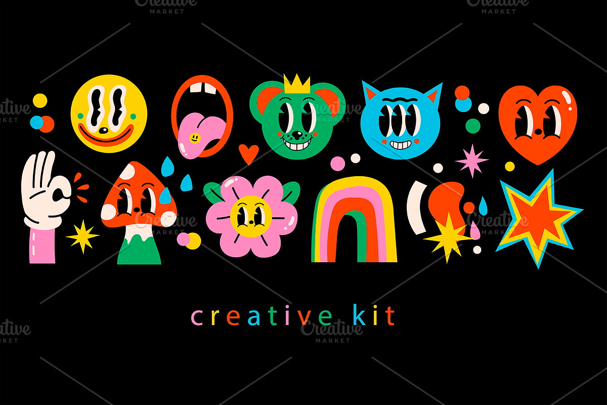 FUNKY creative kit, a Decorative Illustration by Twisted Tail (Photo 3 of 7)